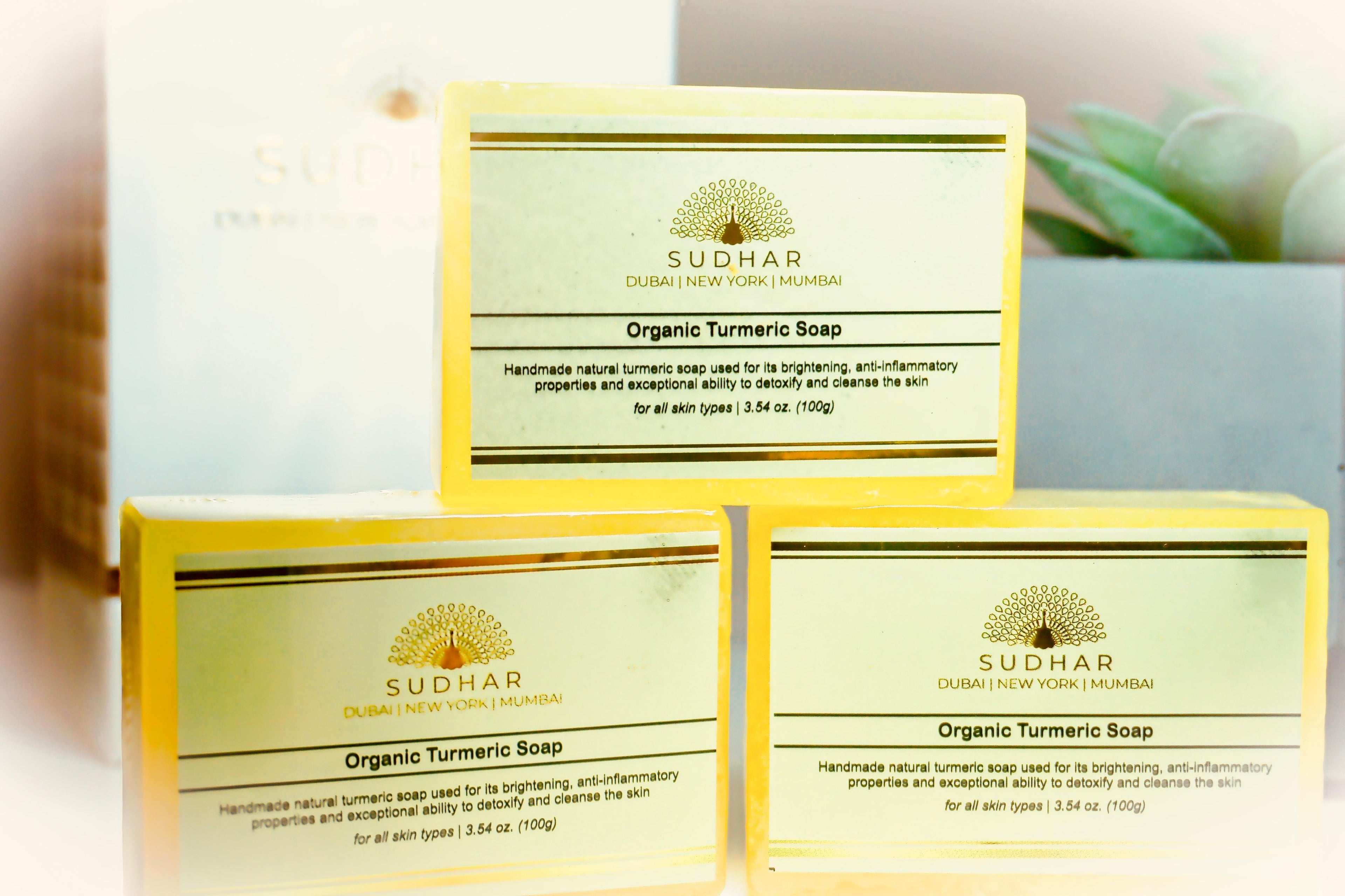 Organic Turmeric Soap - 3.5 oz / 100g