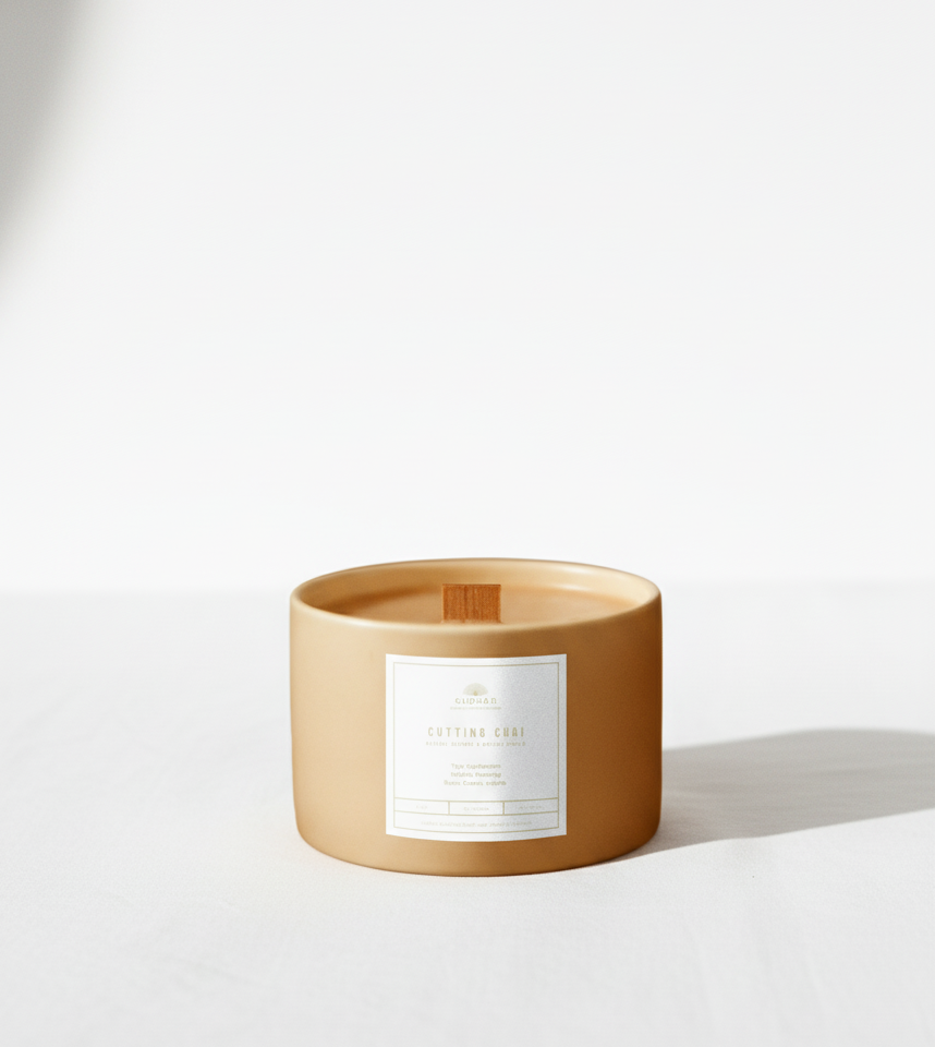 Cutting Chai Candle